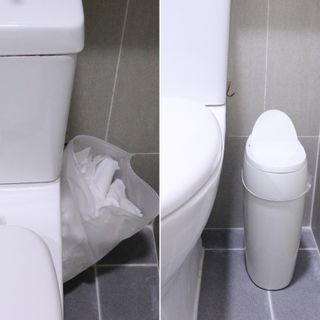 창신리빙 프랑코 바스 휴지통 7L — 5점을 준 리뷰어가 2022년 2월 올린 사용 사진