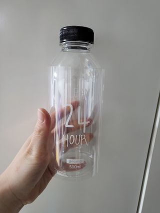 클린24시간 1BOX(5포) + 전용보틀(500ml) — 5점을 준 리뷰어가 2022년 11월 올린 사용 사진