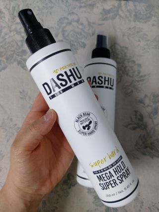 다슈코리아 다슈 포 맨 프리미엄 메가 홀드 슈퍼 스프레이 250ml — 5점을 준 리뷰어가 2021년 4월 올린 사용 사진