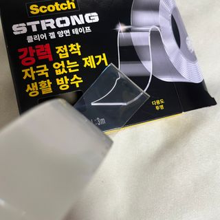 3M 스카치 초강력 클리어겔 실리콘 아크릴 양면테이프 30mmx3m 1개 — 5점을 준 리뷰어가 2025년 7월 올린 사용 사진