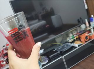 12월 15일 출시, 건강기능식품 브랜드 본리브 나 다운 시작 제품 3종 — 5점을 준 리뷰어가 2022년 2월 올린 사용 사진