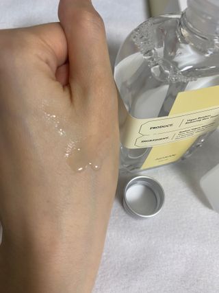 [녹산] 비건 대나무 밸런싱 수분 토너 + 비건 바이오 비타 에센스 — 4점을 준 리뷰어가 2022년 9월 올린 사용 사진