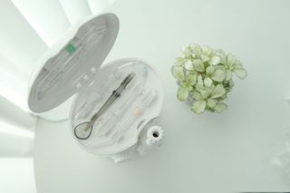 주식회사 클린디 [클린디] 양치 후 남은 이물질, 물치실로 완벽 제거 🦷 구강세정기 세트 [맞춤 칫솔 + 치약 포함] — 4점을 준 리뷰어가 2021년 12월 올린 사용 사진
