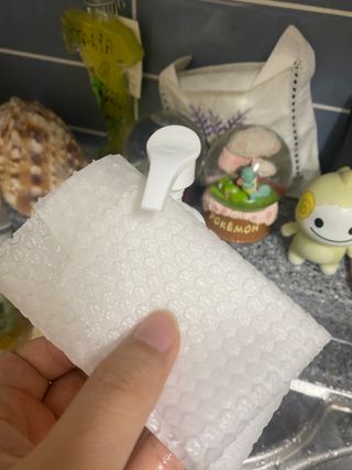 부직포나라 중금속유해물질ZERO 뜯어쓰는 주방 일회용수세미 60매 2매 — 5점을 준 리뷰어가 2022년 10월 올린 사용 사진