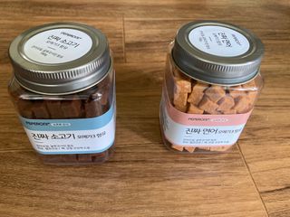 페페로니 진짜 오메가3 연어+소고기 180g+180g — 5점을 준 리뷰어가 2021년 7월 올린 사용 사진