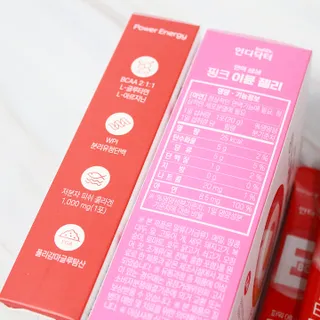 인디닥터 면역 생생 핑크 이뮨 젤리 + 타이탄 BCAA 프로틴 젤리스틱 — 5점을 준 리뷰어가 2022년 6월 올린 사용 사진
