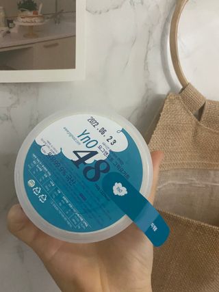 요그앤오트 그릭요거트 24 150g +  그릭요거트 48 150g + 블루베리 콤포트 — 5점을 준 리뷰어가 2022년 6월 올린 사용 사진