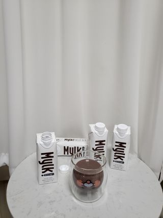 이너프 뮐크 초콜릿맛 — 5점을 준 리뷰어가 2022년 10월 올린 사용 사진