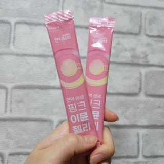 [인디닥터] 면역 생생 핑크 이뮨 젤리 — 5점을 준 리뷰어가 2022년 6월 올린 사용 사진
