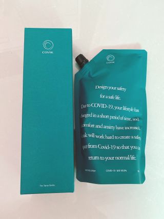 코박 스프레이 살균수  500ml 세트 — 5점을 준 리뷰어가 2022년 4월 올린 사용 사진