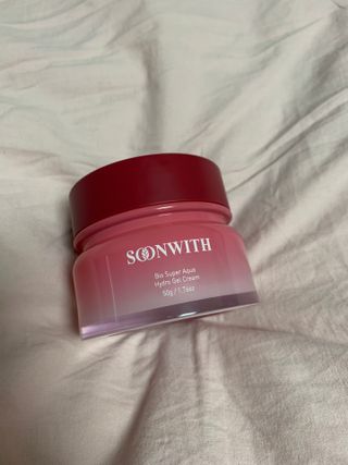 SOONWITH 바이오 수퍼 아쿠아 하이드로 젤 크림 — 4점을 준 리뷰어가 2021년 4월 올린 사용 사진