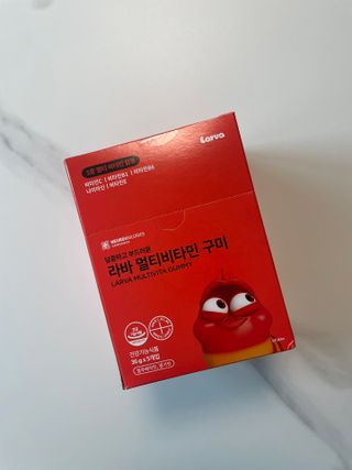 [푸름웰니스] 라바 멀티비타민 구미 36g — 5점을 준 리뷰어가 2022년 2월 올린 사용 사진