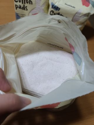 디어엘로디 오가닉 무표백 건티슈 — 5점을 준 리뷰어가 2022년 9월 올린 사용 사진
