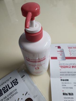 더마힐 헤어 컨디셔닝 샴푸 릴렉스 500ml — 4점을 준 리뷰어가 2021년 1월 올린 사용 사진