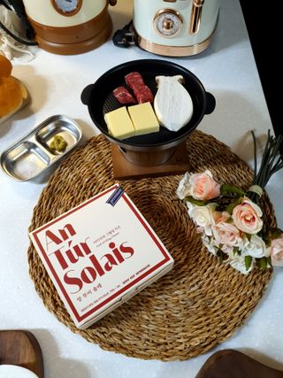 앙투어솔레 아일랜드 구워먹는 치즈 100 자연 치즈 와인안주 300g(100g x 3팩) — 5점을 준 리뷰어가 2022년 8월 올린 사용 사진