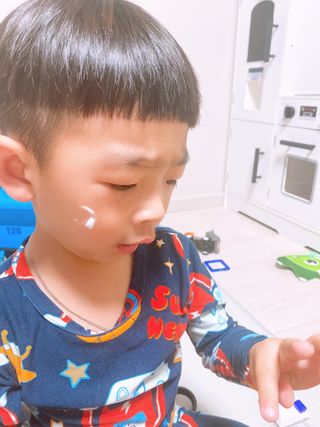 빅그린 베이비라인 3종세트 - 샴푸앤바디워시500ml,올인원로션500ml,바디크림170ml — 5점을 준 리뷰어가 2022년 11월 올린 사용 사진