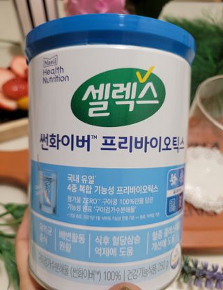 셀렉스 썬화이버 프리바이오틱스 — 5점을 준 리뷰어가 2021년 12월 올린 사용 사진