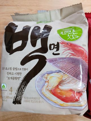 [풀무원] 자연은맛있다 정면, 백면, 홍면  세트 — 5점을 준 리뷰어가 2021년 4월 올린 사용 사진