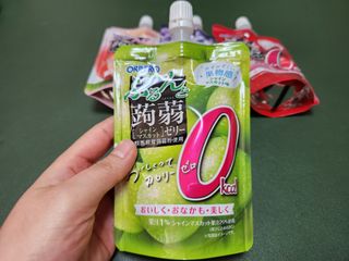 ORIHIRO 오리히로 곤약젤리 제로칼로리 130g 4종 4팩(맛별로 1팩씩) — 5점을 준 리뷰어가 2023년 3월 올린 사용 사진