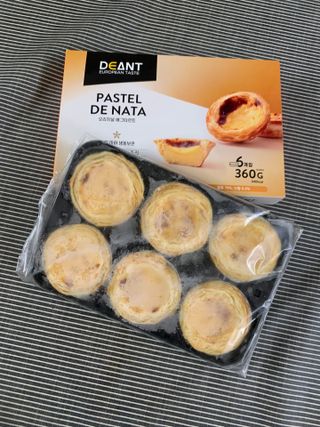 디앙뜨 포르투갈 에그타르트 오리지널 맛+패션후르츠 맛 중 택1 — 5점을 준 리뷰어가 2021년 8월 올린 사용 사진