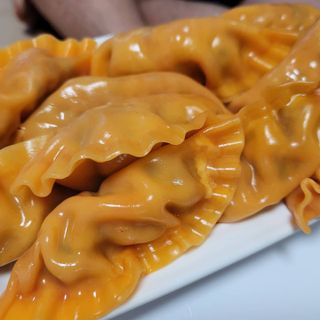 한만두 진한 해물맛 짬뽕만두 1kg — 4.5점을 준 리뷰어가 2021년 4월 올린 사용 사진