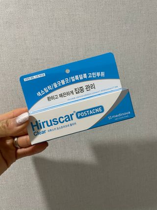 히루스카 포스트아크네 클리어 — 5점을 준 리뷰어가 2021년 2월 올린 사용 사진