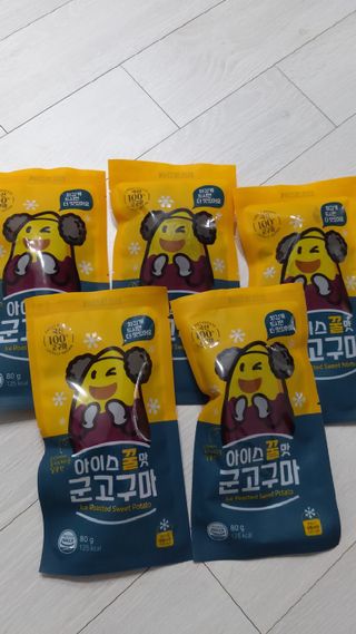 해뜨온 간편달콤 아이스 꿀맛군고구마80gx10개 — 5점을 준 리뷰어가 2021년 10월 올린 사용 사진