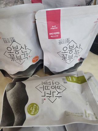 오봉산꽃부각 [만나식품] 오봉산 꽃부각 3가지 맛(오리지널, 새우맛, 매운고추맛) — 5점을 준 리뷰어가 2023년 1월 올린 사용 사진