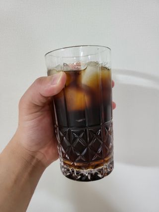 무라벨 바리스타룰스 디카페인 아메리카노 — 5점을 준 리뷰어가 2024년 4월 올린 사용 사진