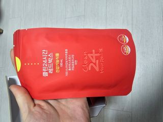 클린24시간 레드박스 1BOX(5포) + 전용보틀(500ml) — 3점을 준 리뷰어가 2024년 3월 올린 사용 사진