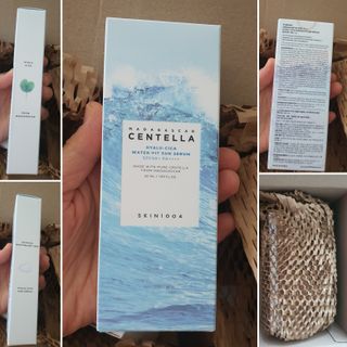 [스킨1004] 마다가스카르 센텔라 히알루-시카 워터핏 선세럼 50ml — 4점을 준 리뷰어가 2024년 5월 올린 사용 사진