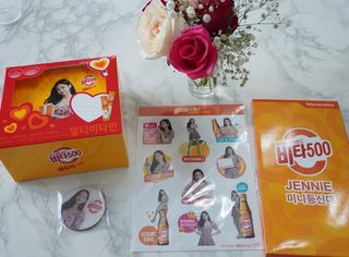 광동생활건강 [제니에디션] 비타500데일리스틱 gift set 60포+제니굿즈 3종+쇼핑백 — 5점을 준 리뷰어가 2021년 11월 올린 사용 사진