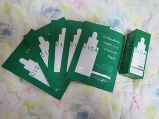 코드네이처 비아미 시카 더블 앰플 과 마스크[5장] — 5점을 준 리뷰어가 2021년 10월 올린 사용 사진