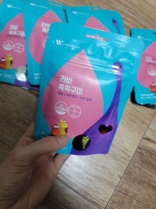 푸름웰니스 라바 쑥쑥구미 36g — 5점을 준 리뷰어가 2022년 4월 올린 사용 사진