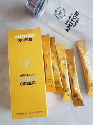 주식회사 씨크릿비에프랩 마시는 아미노산 아미토리 열대과일맛 14포 [1포, 5g / 보틀증정] — 5점을 준 리뷰어가 2023년 1월 올린 사용 사진