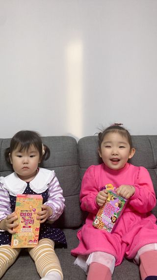 다나음 180도 칼슘젤리+아연면역젤리 — 5점을 준 리뷰어가 2022년 1월 올린 사용 사진