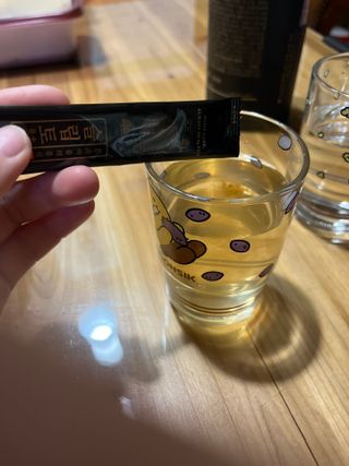 프리마인 자체 기업부설 연구소에서 찾아낸 건강한 수면의 비밀.  슬립토 플러스 30포 — 3점을 준 리뷰어가 2023년 4월 올린 사용 사진