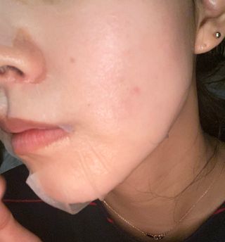 닥터마시멜로 닥터마스멜로 마블러스 아쿠아 클리닉 마스크 — 5점을 준 리뷰어가 2021년 5월 올린 사용 사진