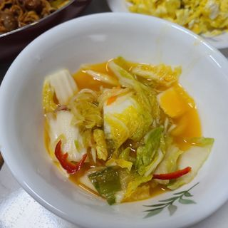 셰프애찬 단호박 백김치 1kg — 5점을 준 리뷰어가 2022년 10월 올린 사용 사진