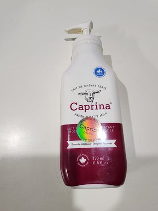 카프리나 프레쉬 산양밀크 모이스춰라이징 바디로션 350ml(오리지널향) — 5점을 준 리뷰어가 2022년 11월 올린 사용 사진