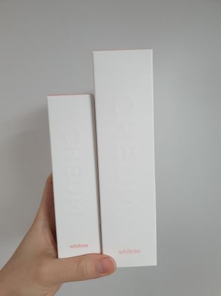 화이트리 채움 베리어 로션, 베리어 크림 세트 — 5점을 준 리뷰어가 2021년 2월 올린 사용 사진