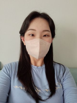 [애니가드] 셋업 메베마스크라이트  (대형 4컬러 + 중형 4컬러) — 5점을 준 리뷰어가 2022년 7월 올린 사용 사진