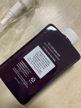 아므 스칼프 릴렉싱 샴푸 — 5점을 준 리뷰어가 2021년 3월 올린 사용 사진