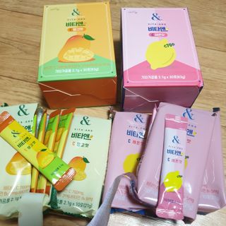 비타앤C 레몬맛, 망고맛 — 5점을 준 리뷰어가 2021년 6월 올린 사용 사진