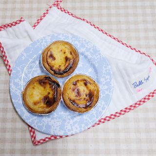 디앙뜨 포르투갈 에그타르트 오리지널 맛+패션후르츠+초콜릿타르트 맛 중 택1 — 5점을 준 리뷰어가 2021년 8월 올린 사용 사진