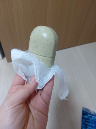 제이제이바이오 허브마사지바 올인원 알약비누 — 4.5점을 준 리뷰어가 2022년 2월 올린 사용 사진