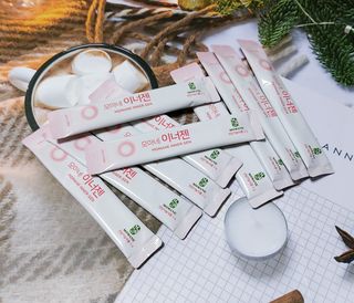 [모마네] 이너뷰티 히알루론산 비오틴 코큐텐 저분자피쉬콜라겐 - 3 g 30포 ★석류맛 — 5점을 준 리뷰어가 2021년 12월 올린 사용 사진