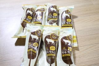 오마뎅 한우핫도그 — 5점을 준 리뷰어가 2021년 6월 올린 사용 사진
