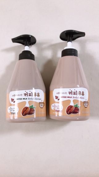 [과일나라] 피부가 마시는 커피우유 바디클렌저&바디로션 — 4점을 준 리뷰어가 2022년 3월 올린 사용 사진