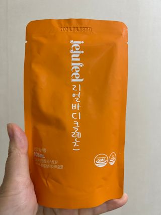 JEJUFEEL 리얼바디클렌즈 — 4점을 준 리뷰어가 2022년 9월 올린 사용 사진